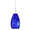 Besa Lighting Pera 9 Cord Pendant, Blue Cloud, Satin Nickel Finish, 1x9W LED 1JT-412686-LED-SN - alternate 1